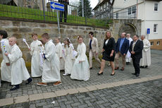 Feier der 1. Heiligen Kommunion in Sankt Crescentius (Foto: Karl-Franz Thiede)